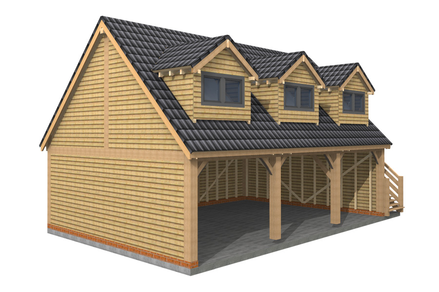 3 Bay Oak Framed Garage Prices In 2023